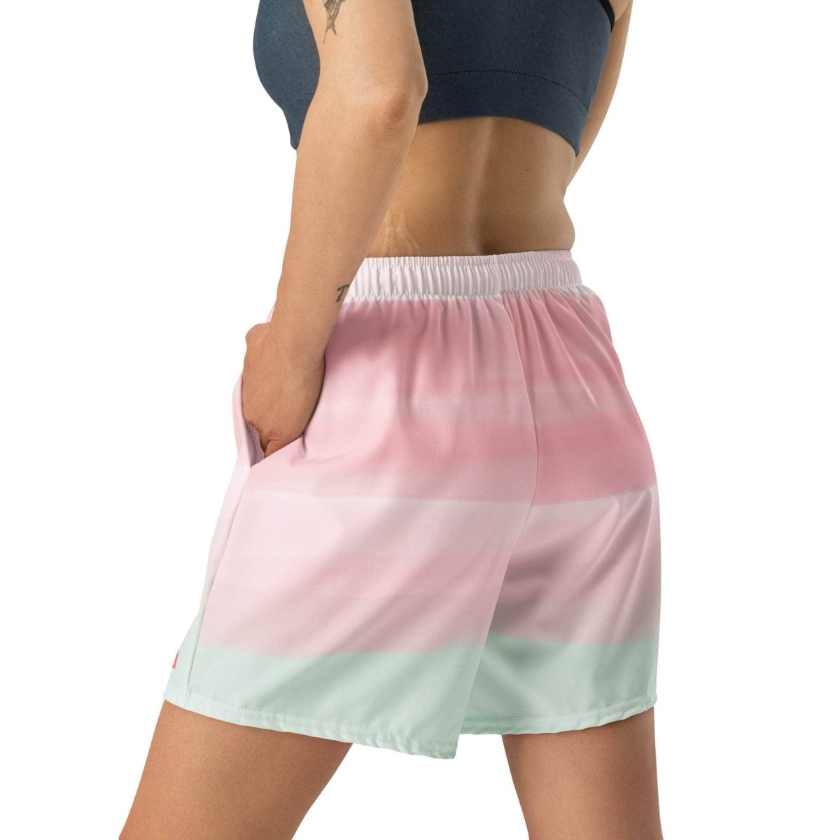 Sunset Foam Long Shorts - unik.fashion