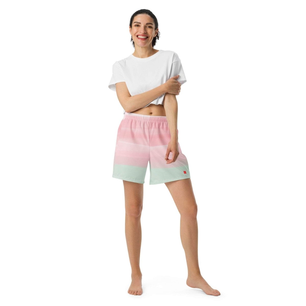 Sunset Foam Long Shorts - unik.fashion