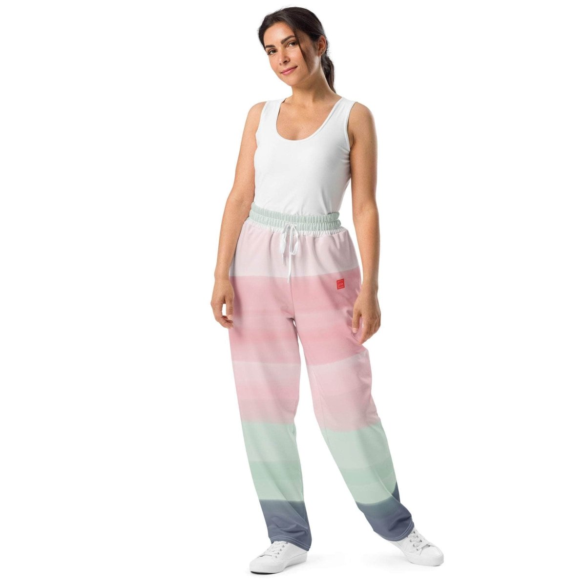 Sunset Foam Wide-leg joggers - unik.fashion