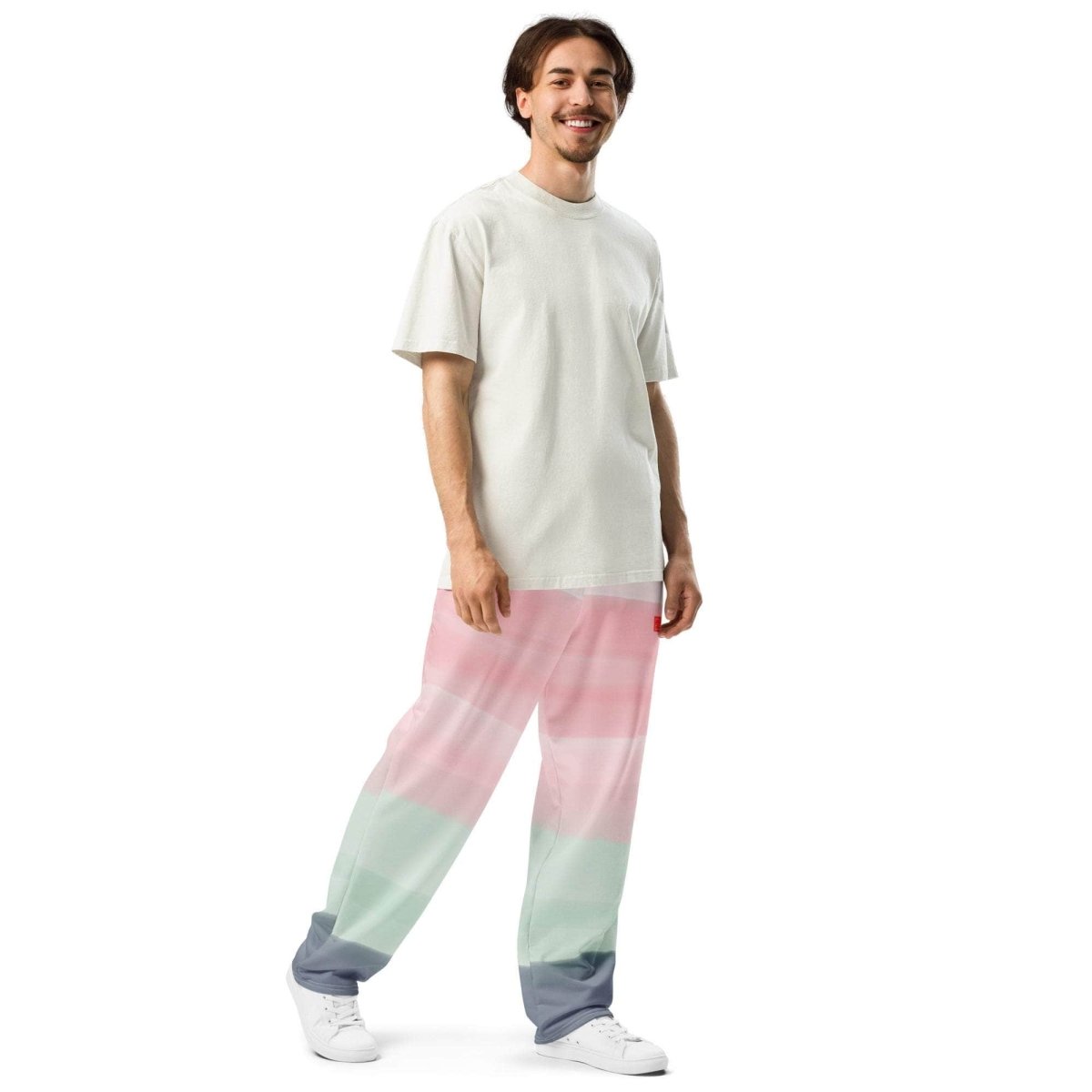 Sunset Foam Wide-leg joggers - unik.fashion
