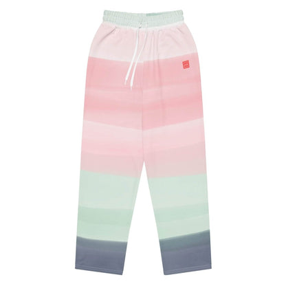 Sunset Foam Wide-leg joggers - unik.fashion