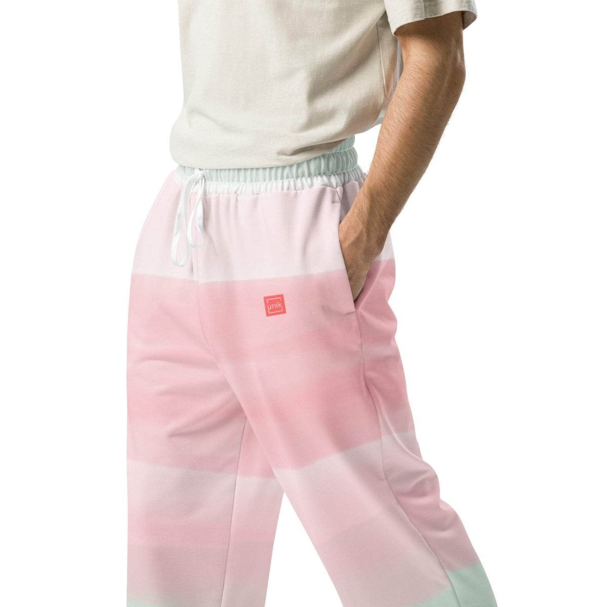 Sunset Foam Wide-leg joggers - unik.fashion