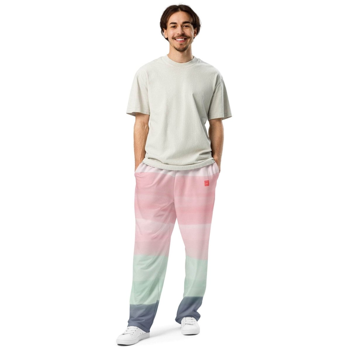 Sunset Foam Wide-leg joggers - unik.fashion