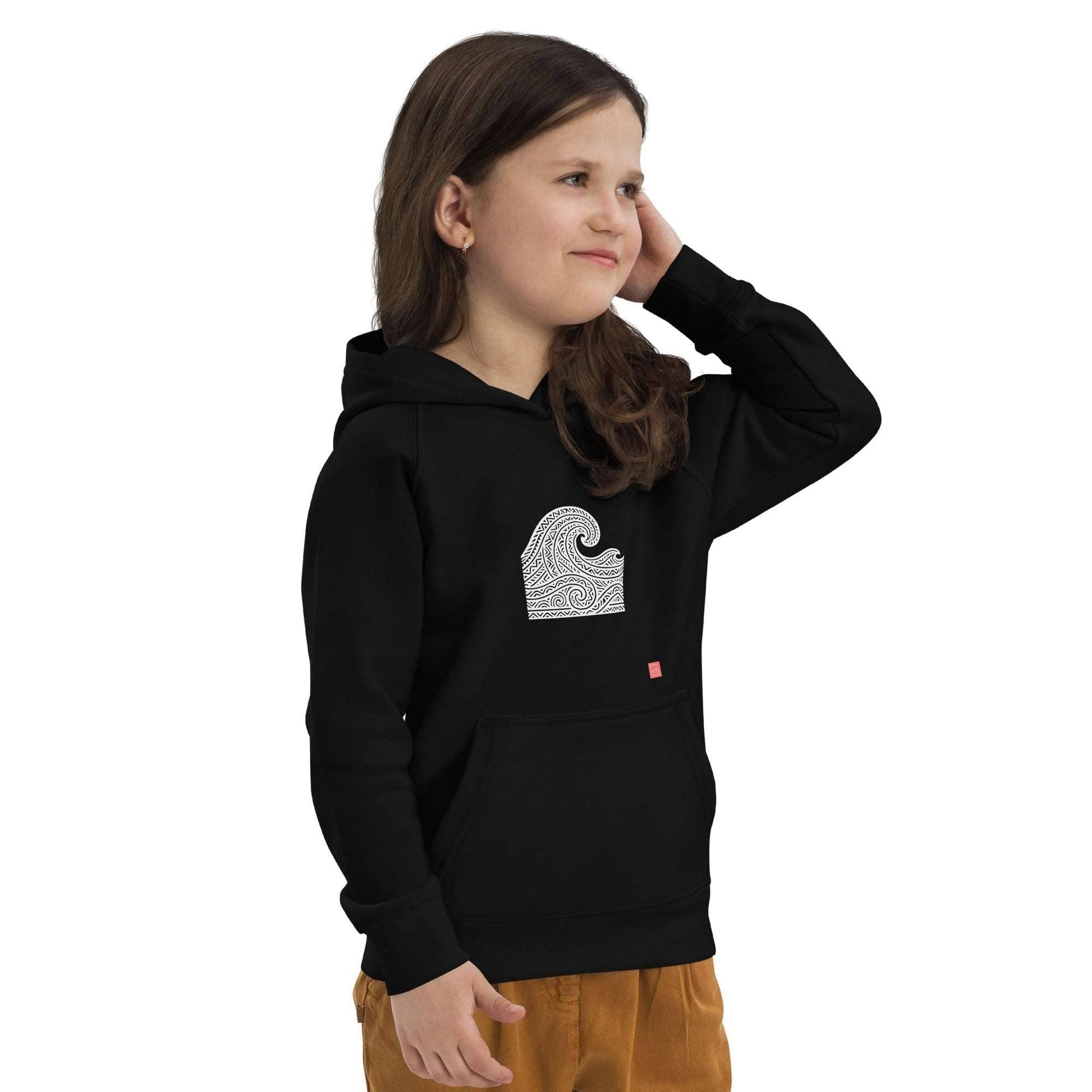 Waves kids eco hoodie - unik.fashion